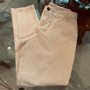 INC Cream Straight-Leg Pants Teens Size 10